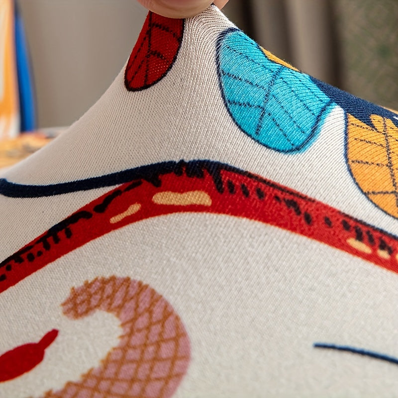 Чехлы для стульев 4-6, изготовленные из мягкого, эластичного спандекса. Съемные и washable для использования в столовых, офисах, кухнях, отелях и домах.