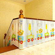 Safety Net for Staircases and Balconies with Colorful Prints
