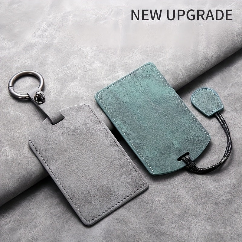 Universal PU Leather Key Fob Cover for Cars, Stylish Durable Protector