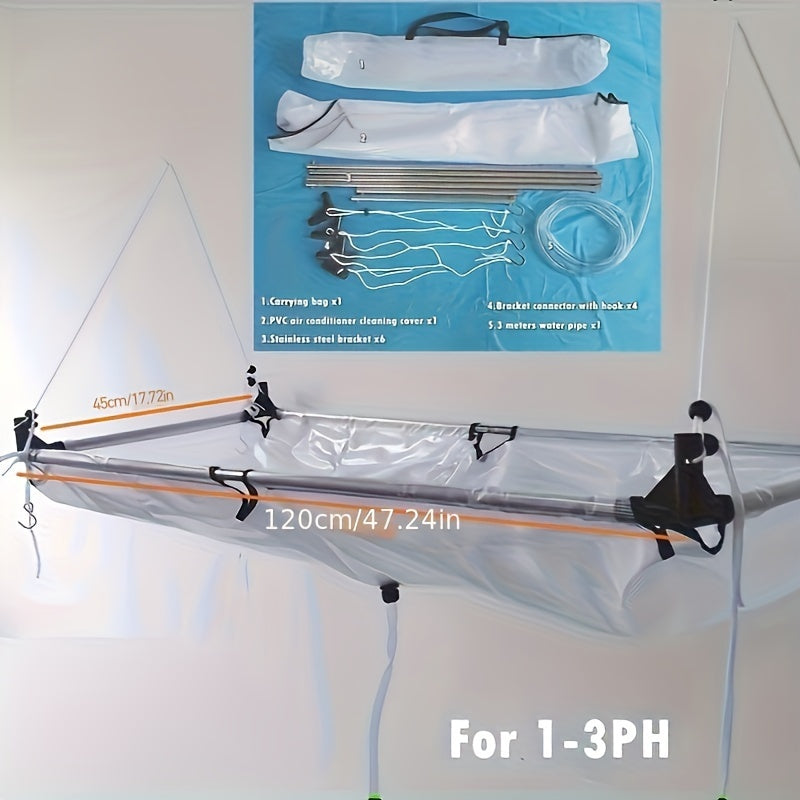 Professional Thick Air Conditioner Cleaning Cover for All AC Units No Power Needed