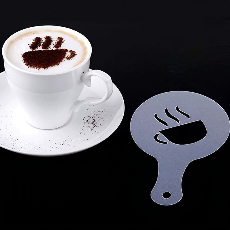 Set of 16 Coffee Latte Molds for Frothy Beverages at Home