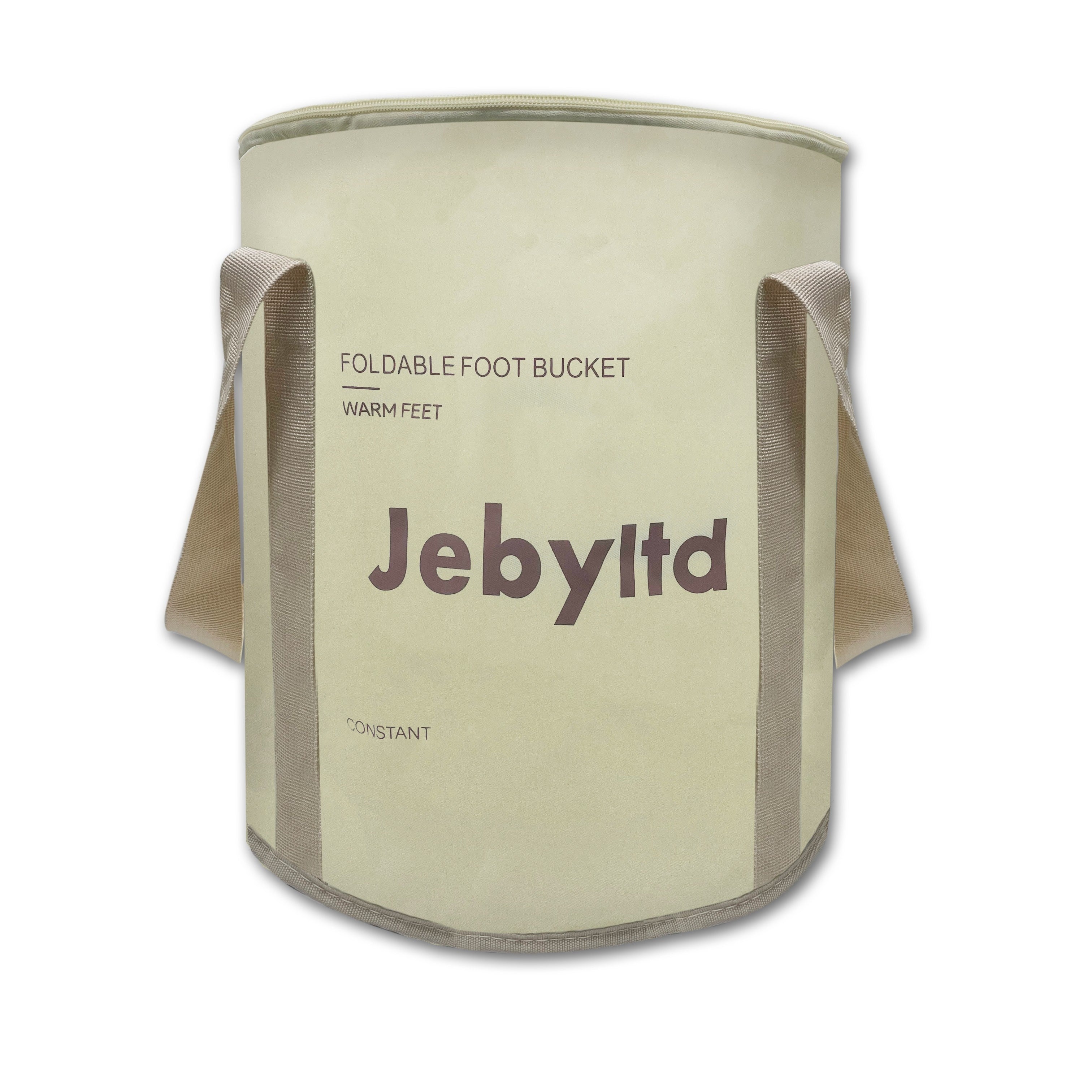 Aluminum Folding Foot Bath Basin Portable Thermostatic Foot Spa with Handle for Home Travel