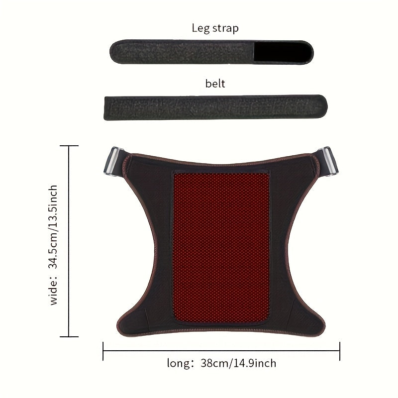 Uniseks isitiladigan bo‘yinning va sonning qoplamasi, karbon tolasi - vibratsiyali massaj, sozlanadigan harorat