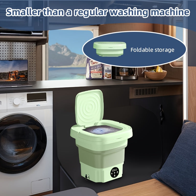 Portable Washing Machine for RV Foldable Compact 110V-240V Indoor Outdoor