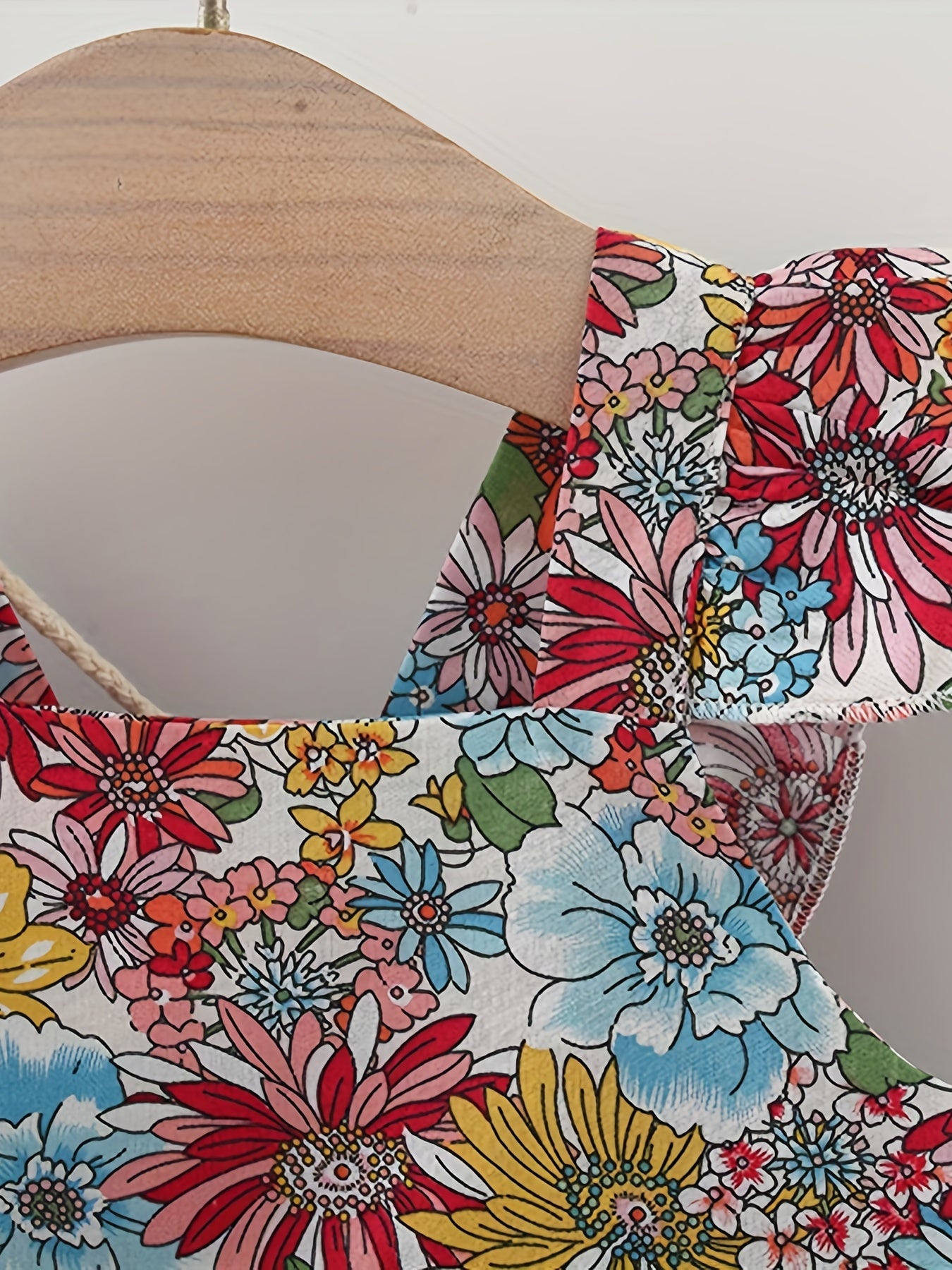 Set of 2 Baby Girl Cotton Dresses for Toddlers 0-3 Years Summer Sleeveless Floral