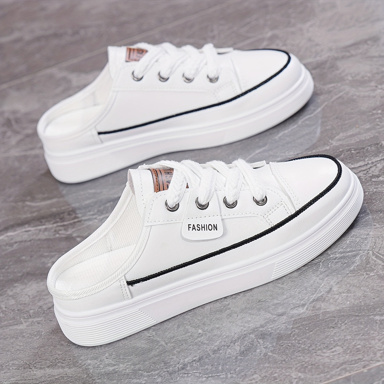 Women's Slip-On Loafers Summer Shoes Cushioned Insole Rubber Sole