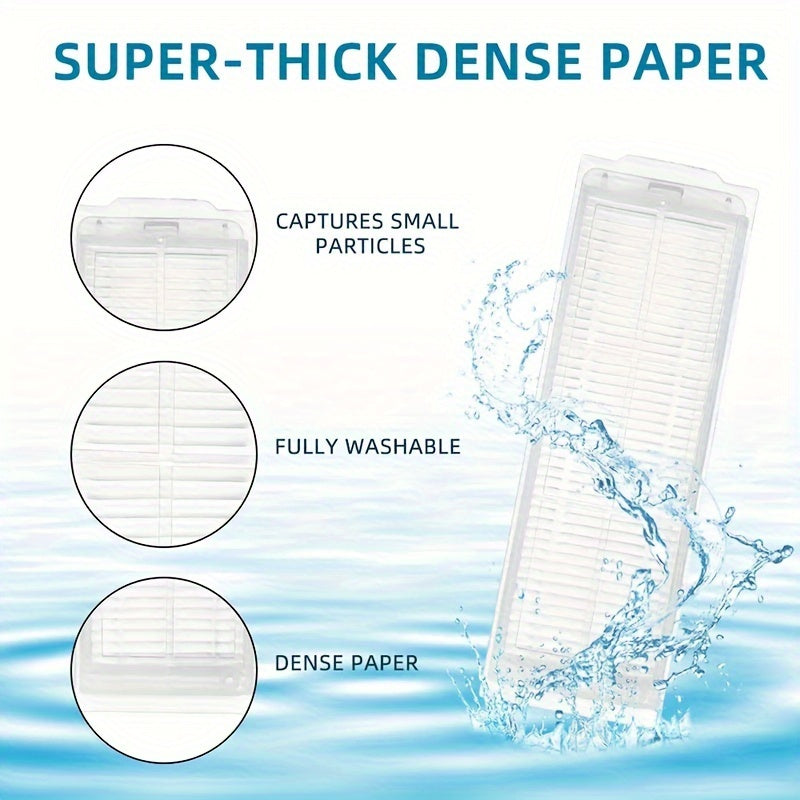 Replacement Parts Kit for Robot Vacuum Mop 2S Pro Main Brush Side Brush HEPA Filter