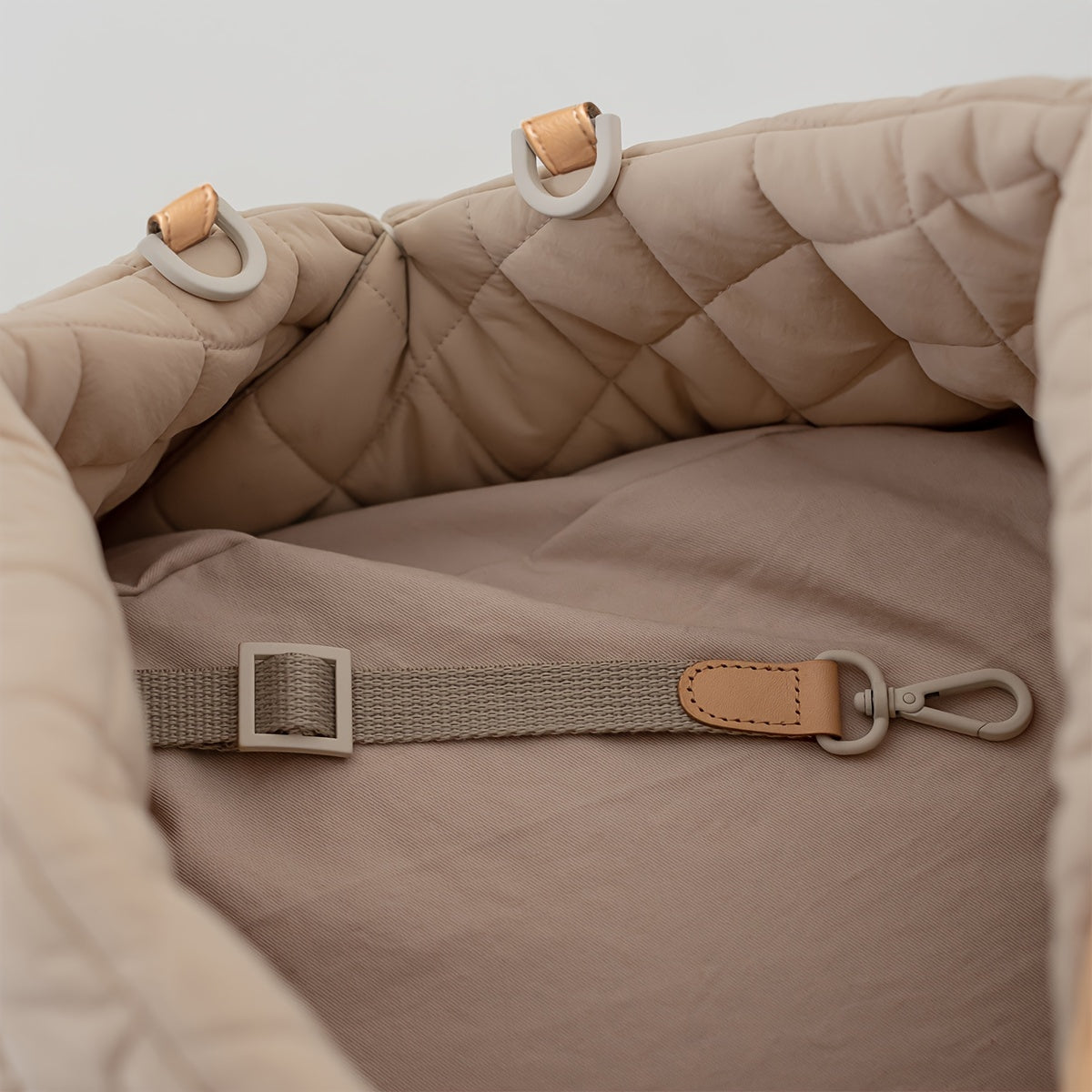 Сумка-переноска для питомца, двойное назначение, автомобильное сиденье для собак с креплением для шлейки для безопасной поездки