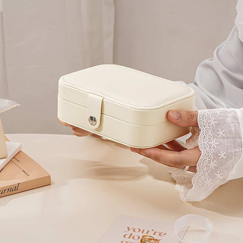 Sayohat uchun zargarlik buyumlarini tashkil etuvchi bo‘laklar, uzuklar, sirg‘alar uchun suv o'tkazmaydigan, portativ, pushti, apelsin, qora ranglarda