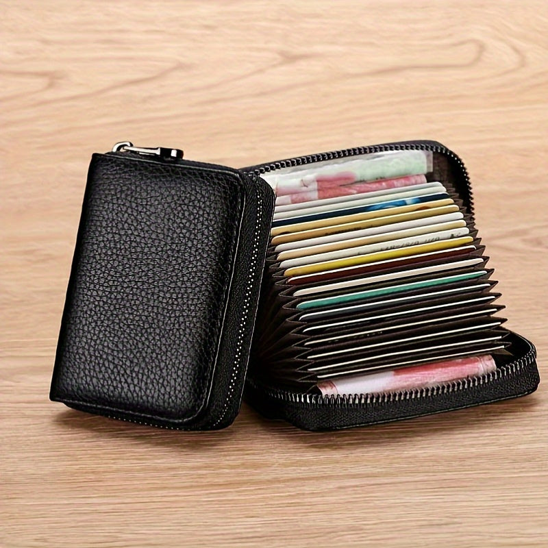 Cartera impermeable con bloqueo RFID para pasaportes, tarjetas y efectivo para hombres y mujeres