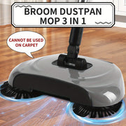Versatile Hand Push Sweeper Vacuum Cleaner Wet Dry Floor Cleaner