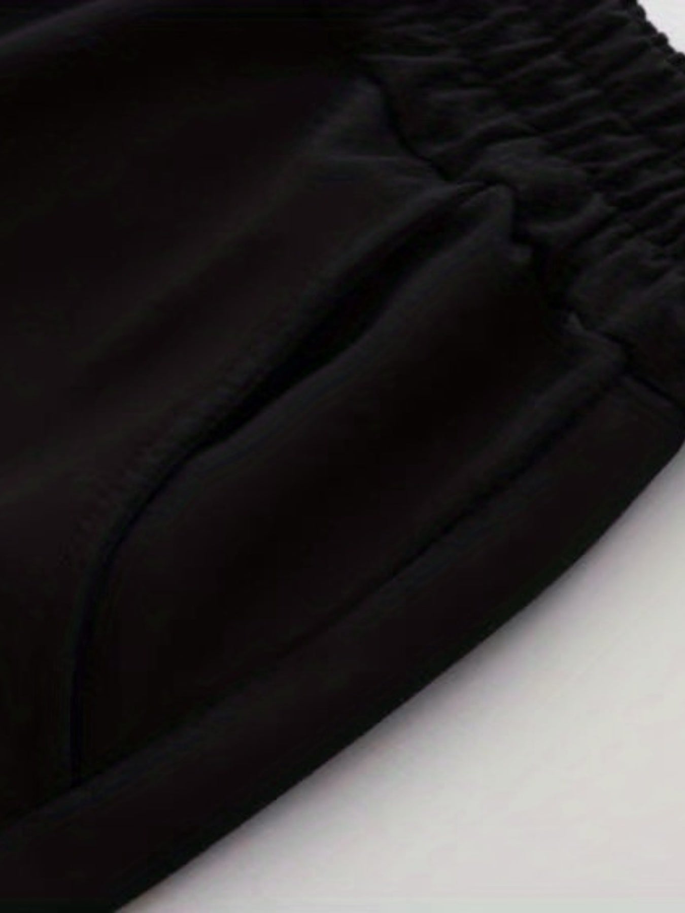 Plus Size Solid Polyester Pants for Men Casual Spring Autumn