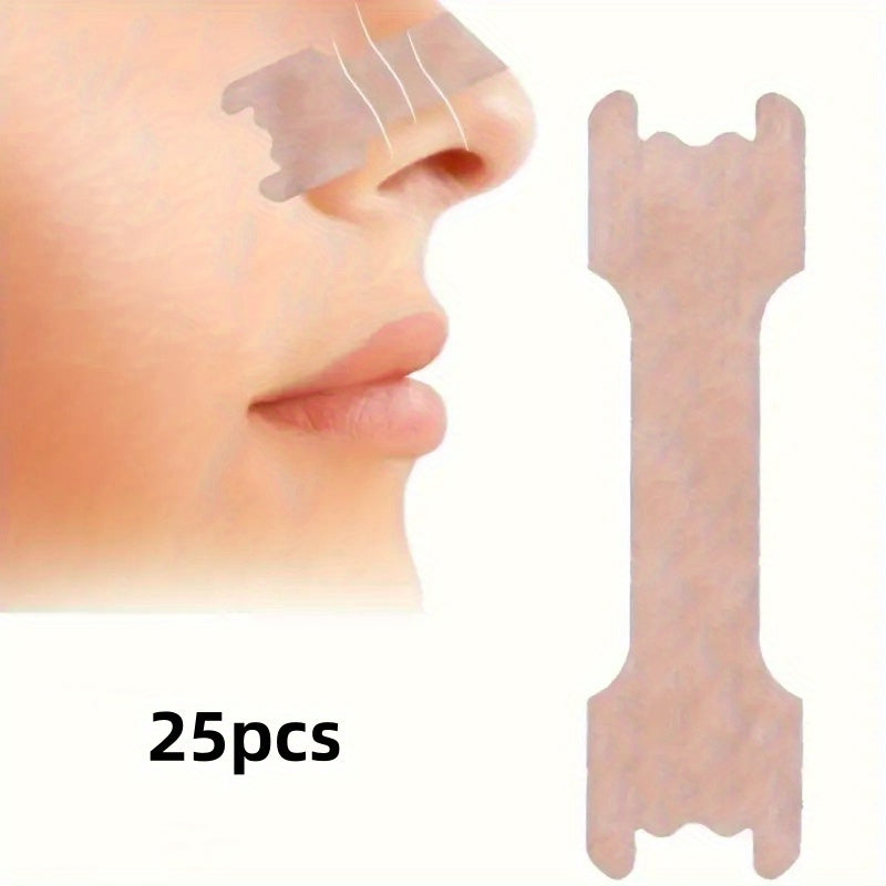 25 многоразовых моющихся наклеек для облегчения заложенности носа на ночь