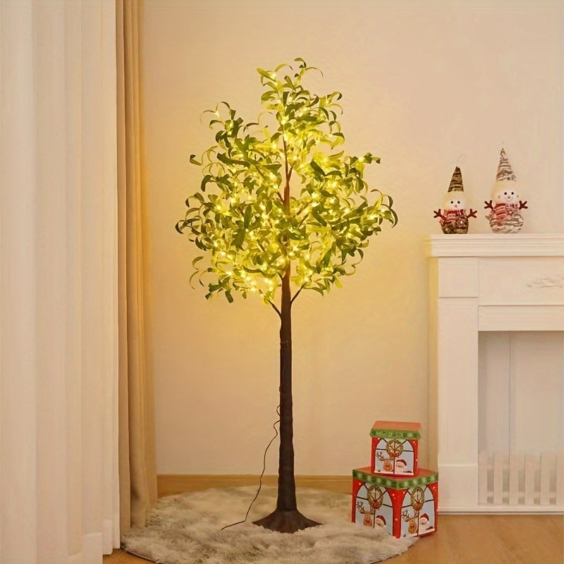 Artificial Tree with Warm White LED Lights USB Powered 152cm or 183cm for Weddings Holidays Home Decor