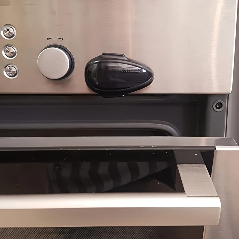 Bolalar xavfsizligi qulflari to'plami, pech, shkaf, chiroq uchun bolalar xavfsizligi qulfi, qora, oq, ftalatdan ozod