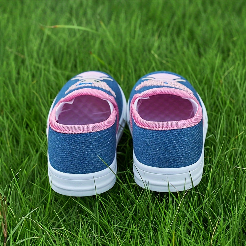 Girls' Cartoon Sneakers Breathable Lightweight Casual Shoes for Kids