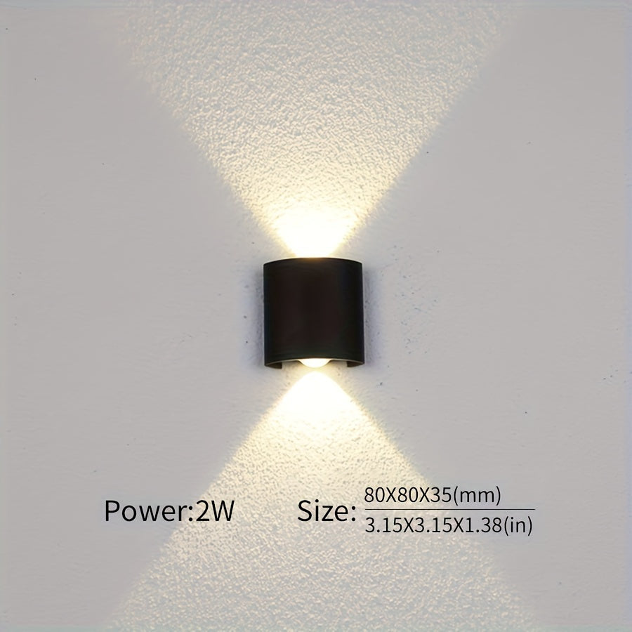 Wall Light with Adjustable Wattage 2W-10W for Indoor and Outdoor Use 85-265V