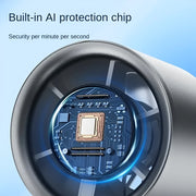 Kuchli o'zgaruvchan tezlikka ega Mini USB qayta zaryadlanadigan qo'l fan, yuqori tezlikdagi centrifugal motor, litiy batareya, ABS material, ≤36V ishlash voltaji va tashqarida foydalanish uchun qayta zaryadlanadigan batareya bilan.