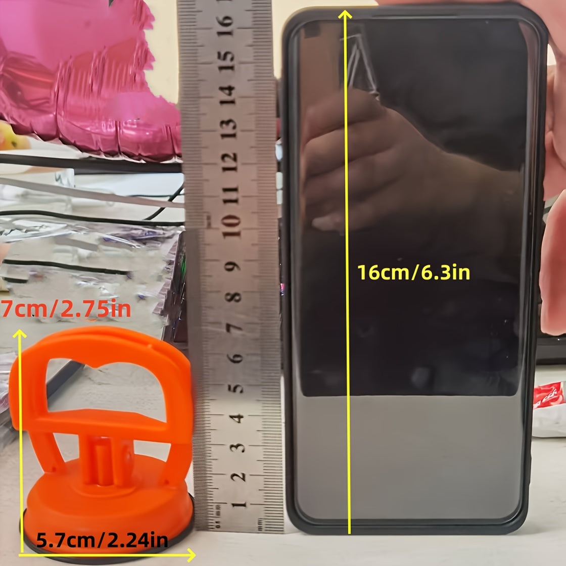 Набор для удаления царапин с автомобиля с ручкой-подъемником и присоской, ремонт без покраски