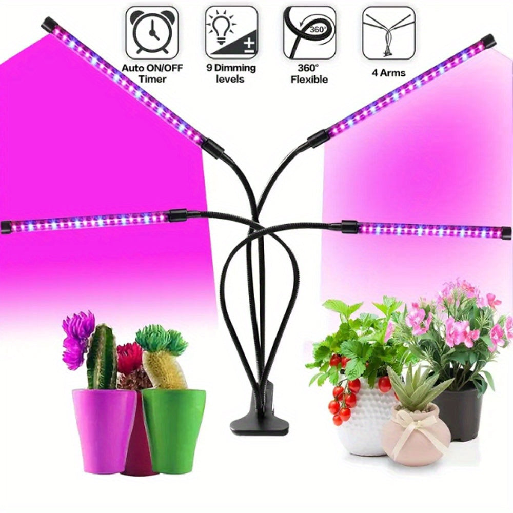 USB Dimmable LED Grow Light for Indoor Plants Wall Mount