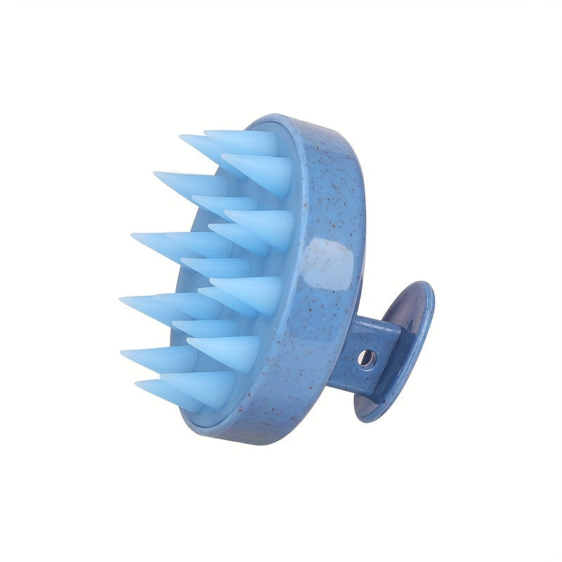 Silicone Scalp Massager with Exfoliating Shampoo Comb No Batteries 3 Colors