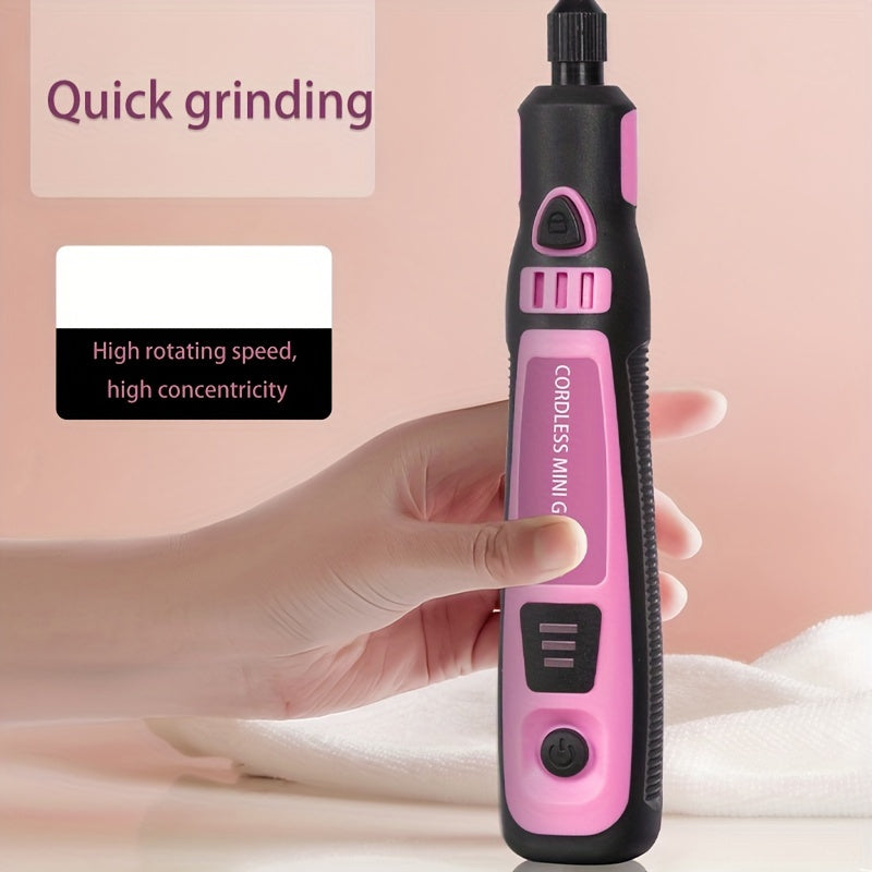 Multi-Functional USB Rechargeable Grinder and Drill Set for Jade Carving Woodworking Polishing