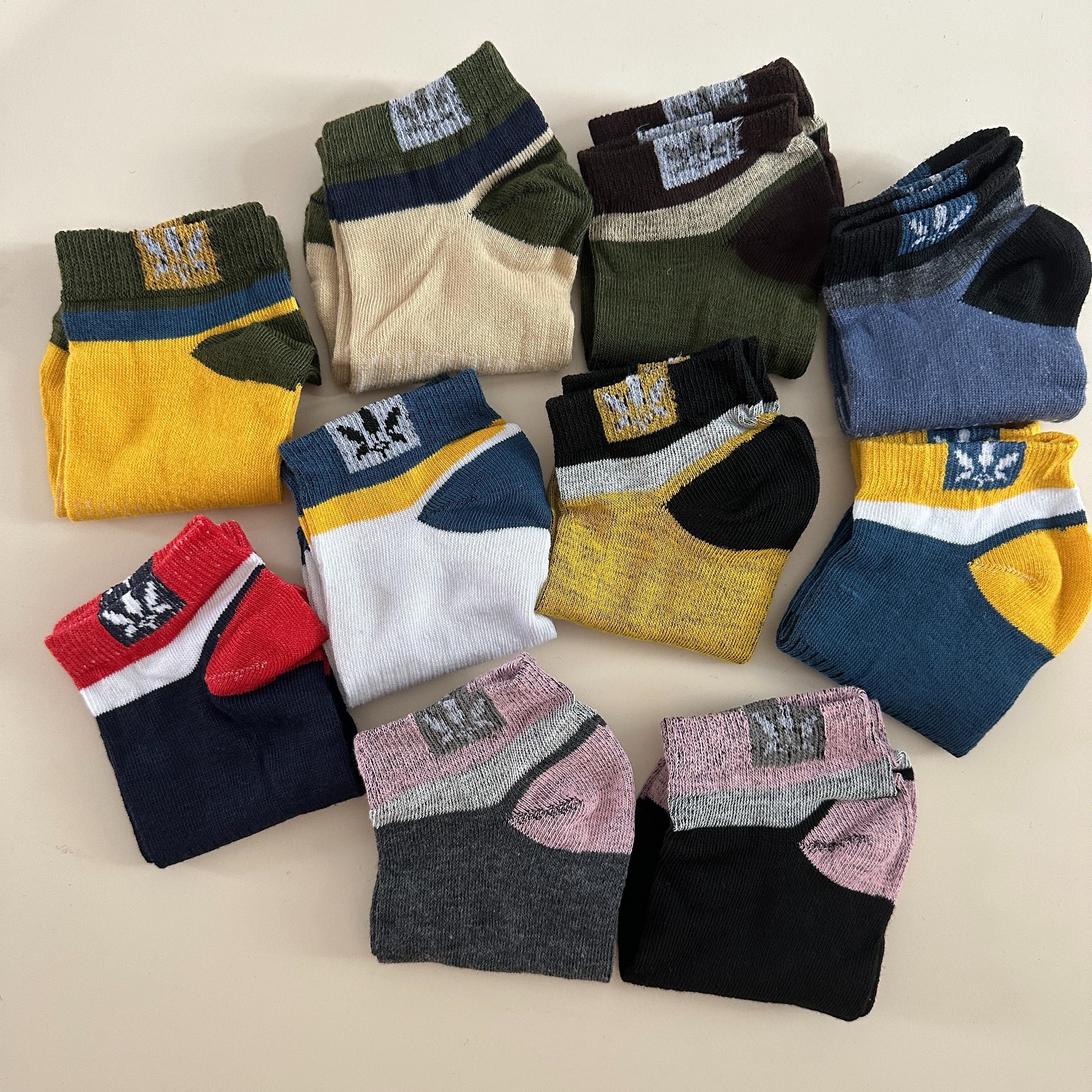 Men's No-Show Socks 10 Pairs Breathable Anti-Odor Sweat-Absorbent Lightweight