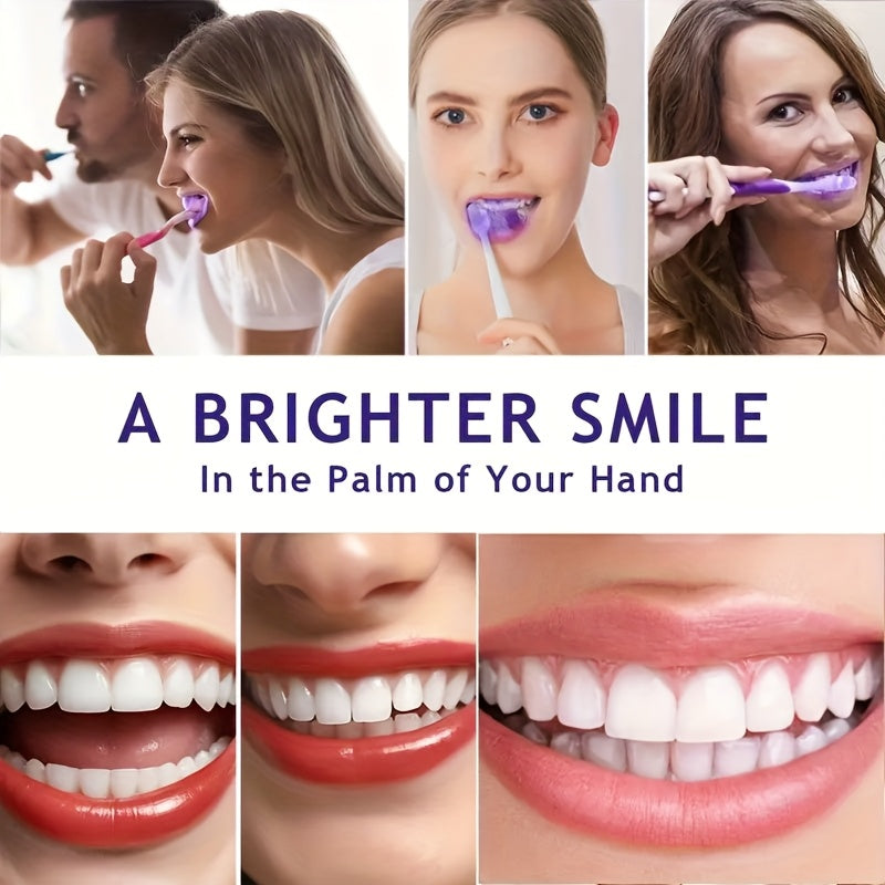 Unisex 30ml 5D Purple Vacuum Lock Fresh Toothpaste Bright Teeth Stain-Free