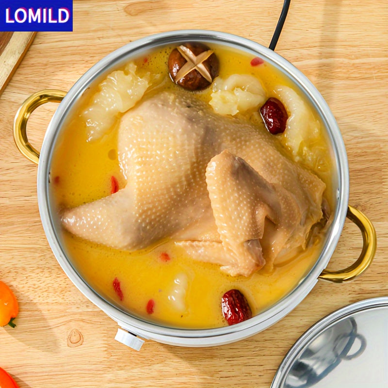 10-Donali zanglamaydigan po'latdan tayyorlangan idishlar to'plami, qozonlar va qopqog'lar bilan oshxona uchun