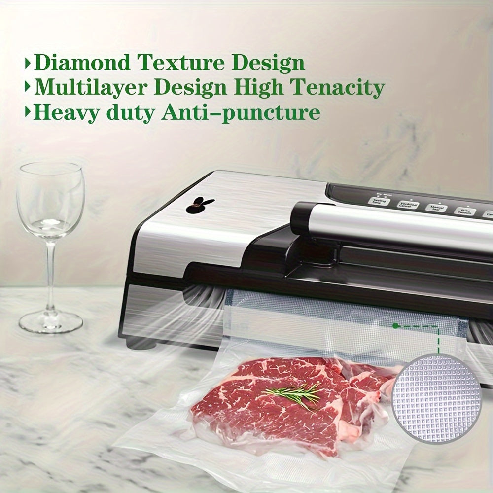 Vacuum Sealing Storage Bag Roll BPA-Free Food Preservation for Meat and Steak