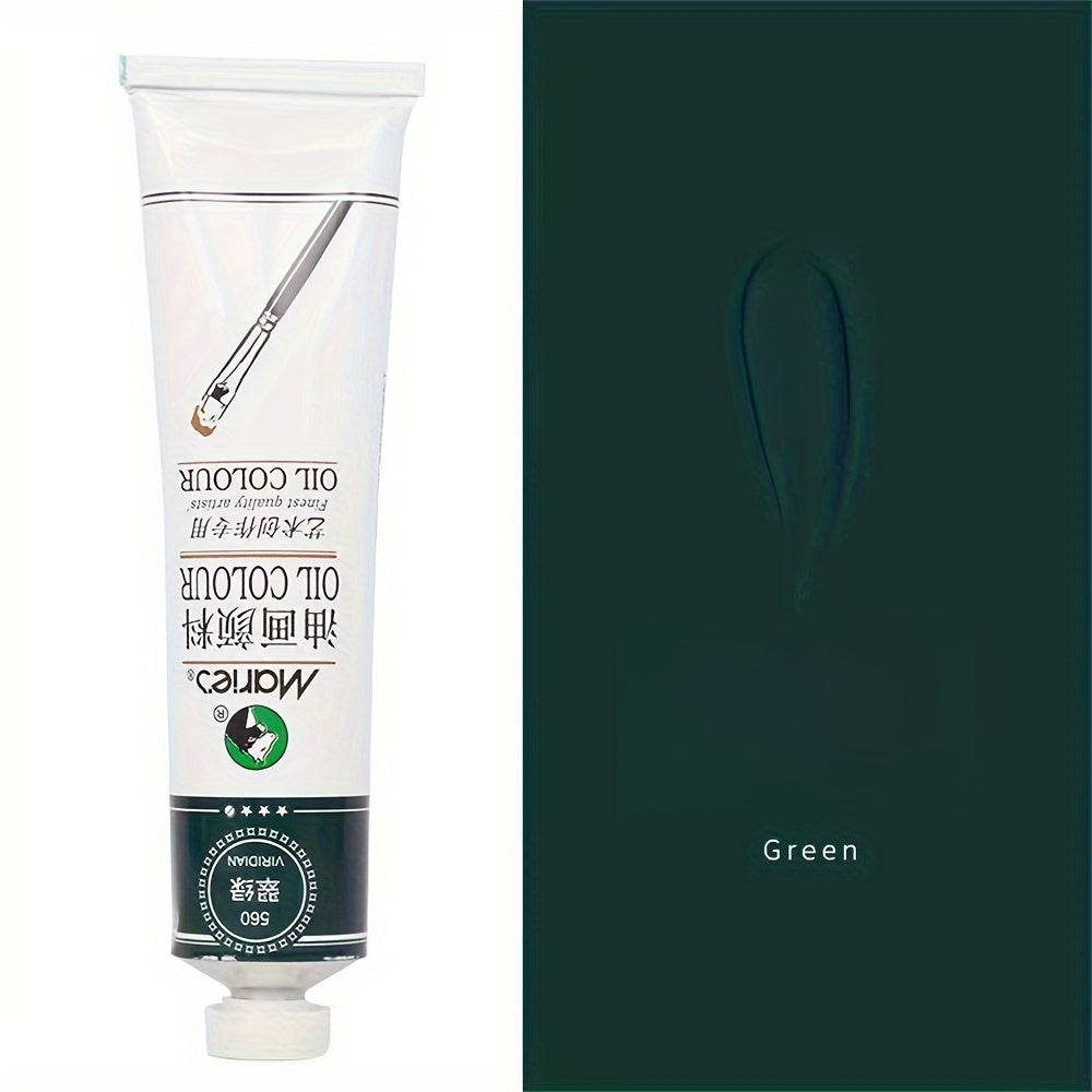 50ml White Oil Paint Tube for Canvas and Graffiti Art Professional Artist Grade