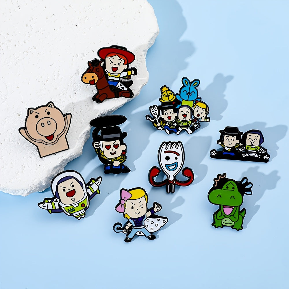 10 ta sevimli multfilm hayvonlari emal pinlari to'plami, Lots-o'-Huggin' Bear va do'stlari ishtirokida. Rux qotishmasidan tayyorlangan, ruksaklar va kiyimlarni bezash uchun mukammal. Do'stlar uchun ideal sovg'a.