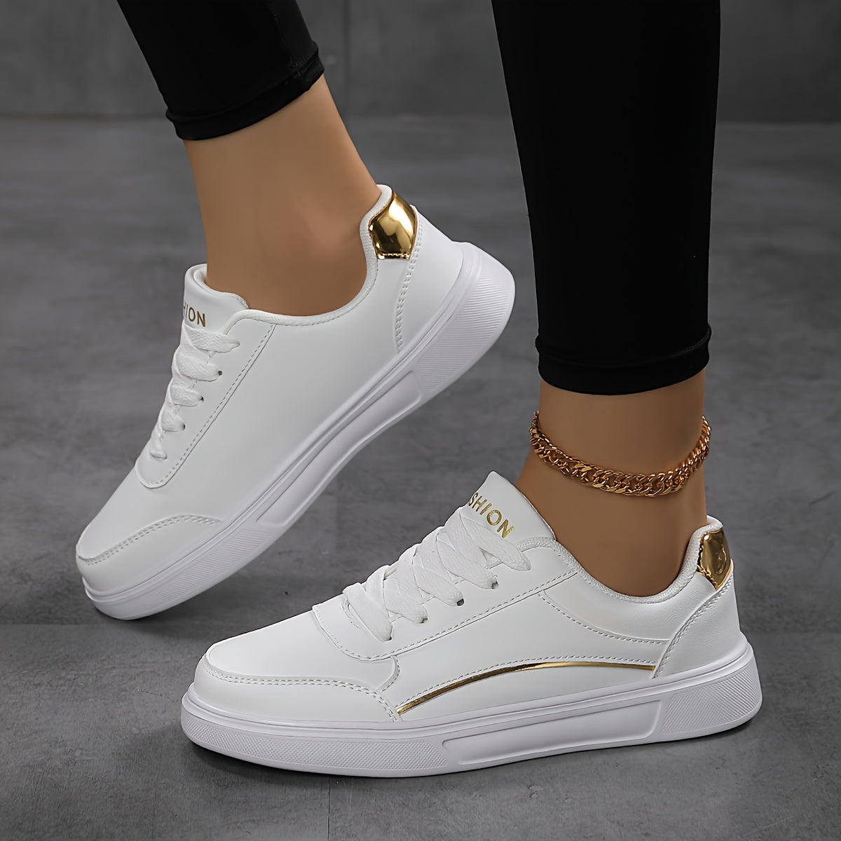 Women's Microfiber Lace-Up Sneakers with Breathable Mesh and Lightweight PHYLON Sole