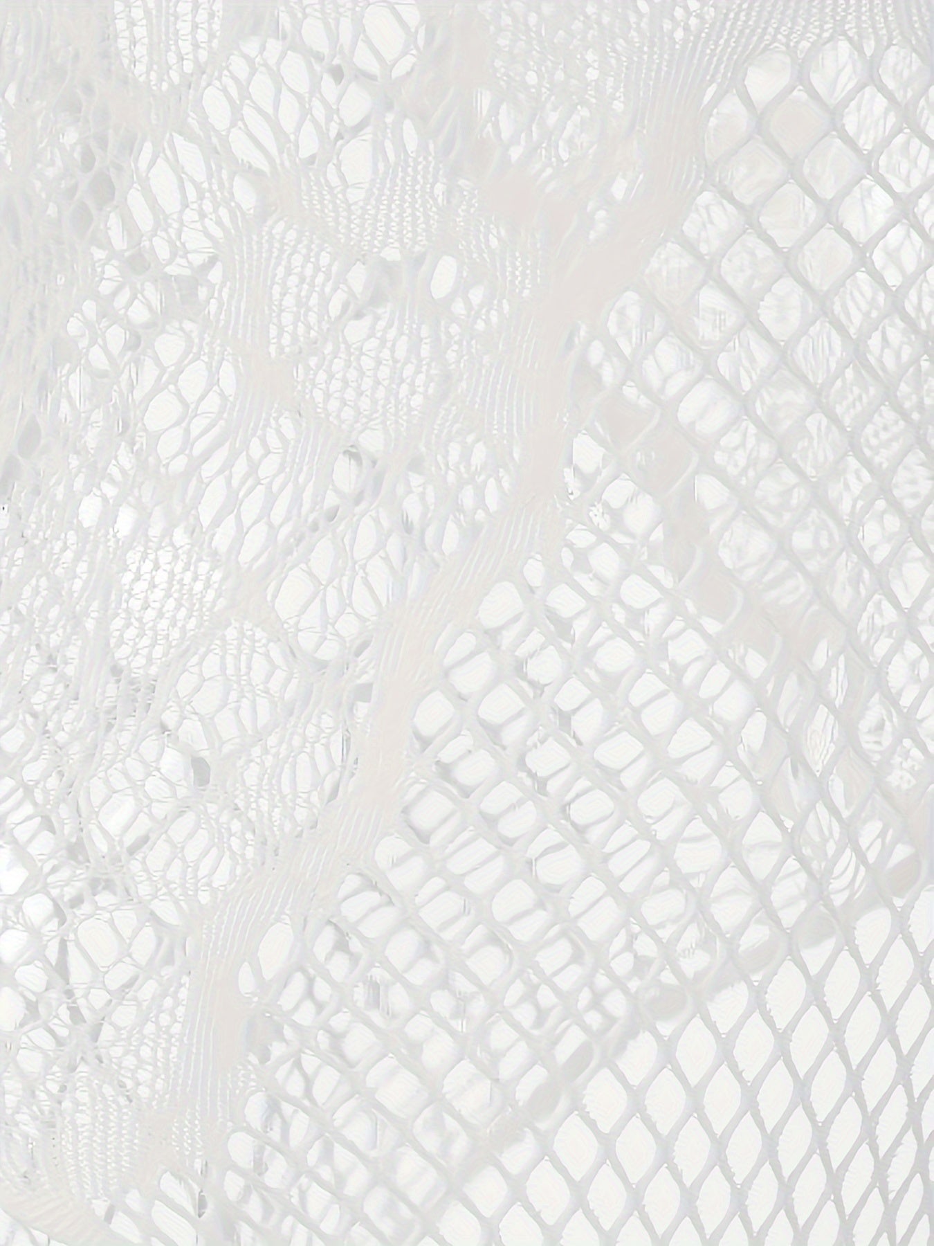 Women's Lace and Mesh Bodysuit with Cutouts and Low Support