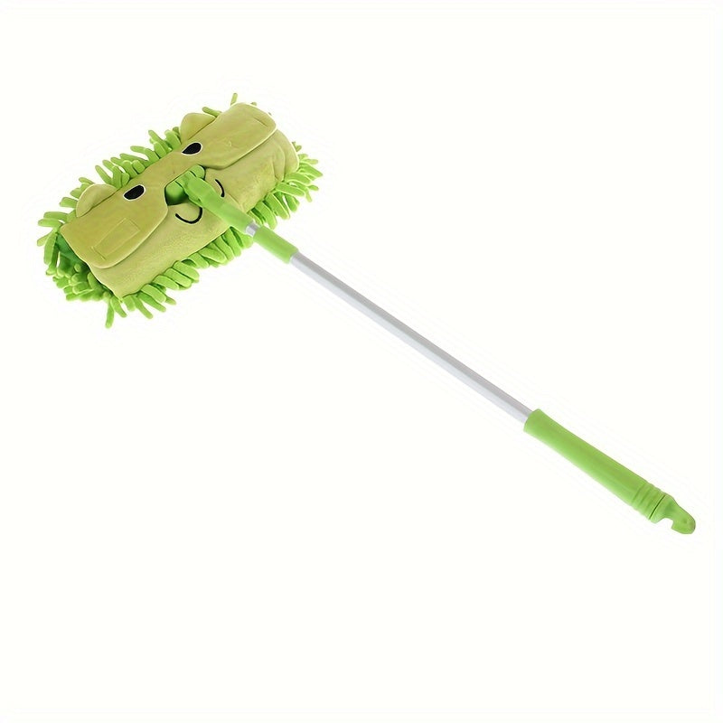 Mini Cartoon Mop Toy for Floor Cleaning, Portable, Wet and Dry Use