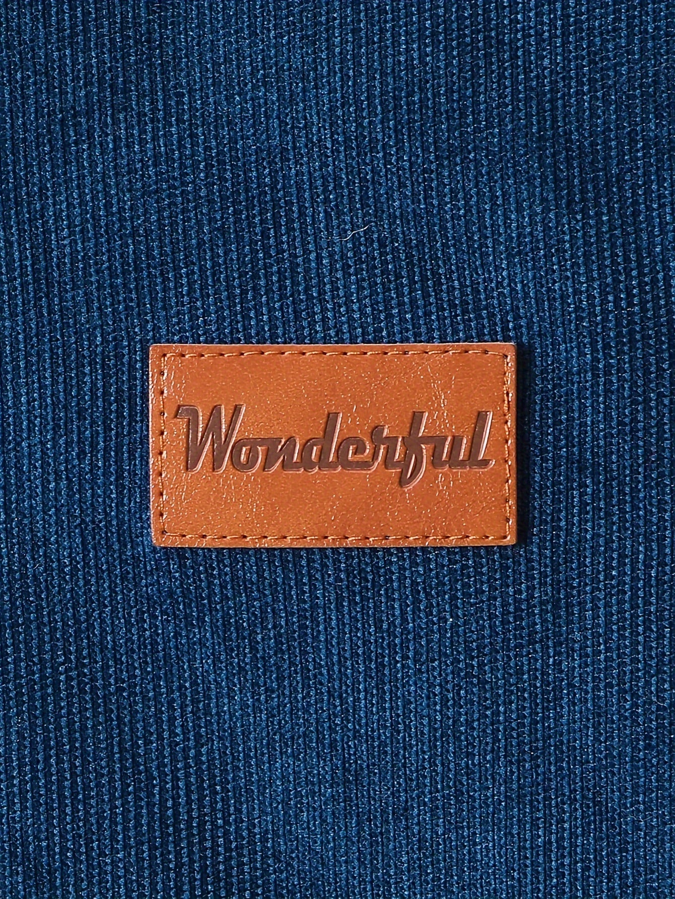 Boys' Denim Outfit Set with Long Sleeve Jacket and Elastic Waist Pants for Spring Fall