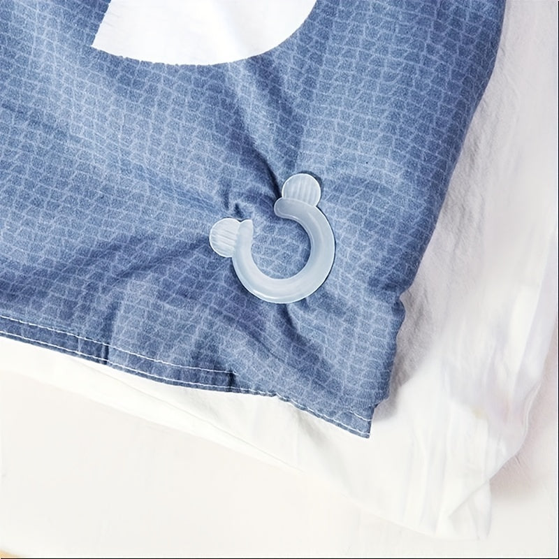 Pack of 8 Quilt Corner Fixing Buckles for Safety and Invisible Sheet Repair