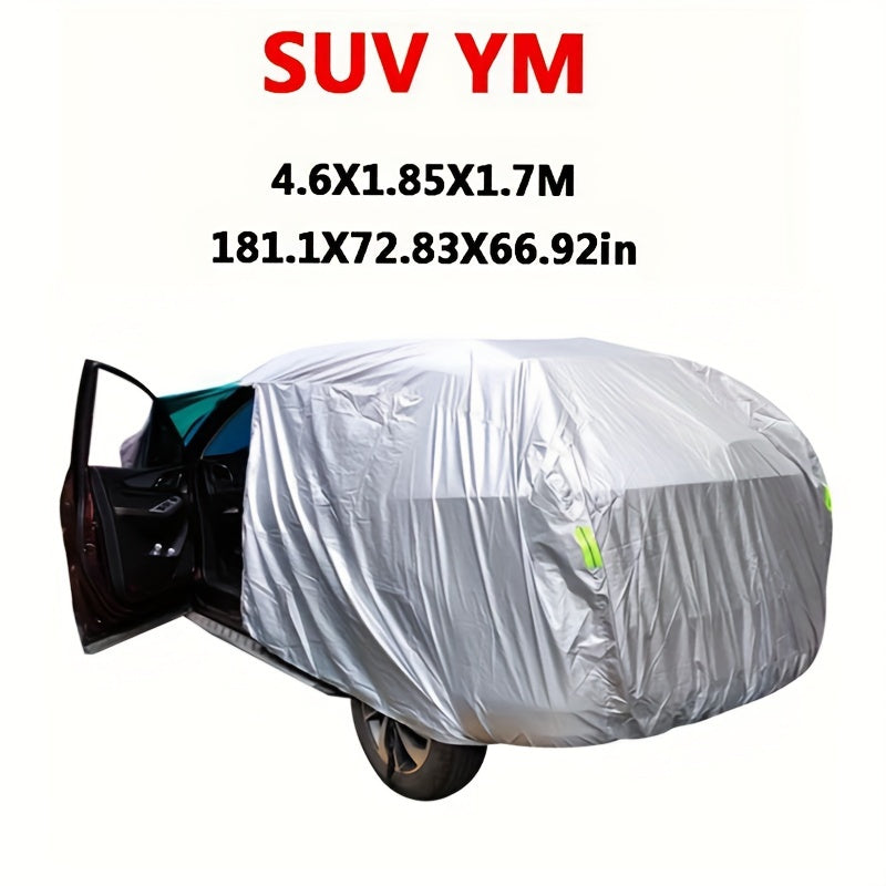 Universal Waterproof Car Cover for SUVs and Sedans UV Rain Snow Dust Protection