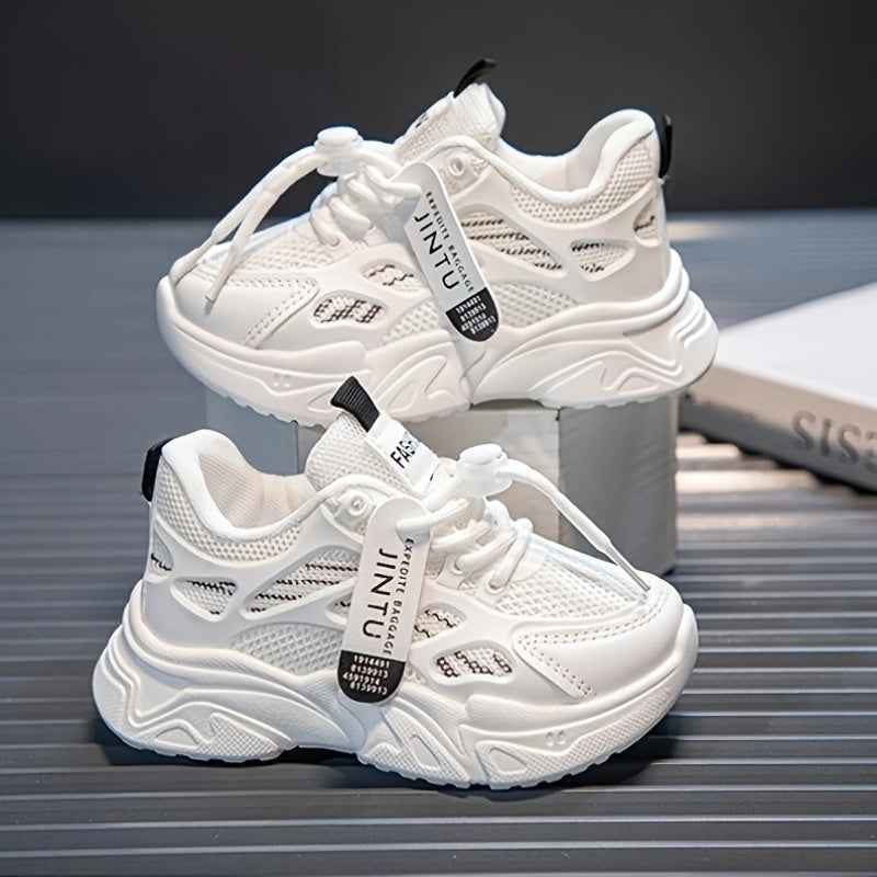 Мужские легкие сетчатые кроссовки с резиновой подошвой и шнуровкой, низкий топ для осени и лета