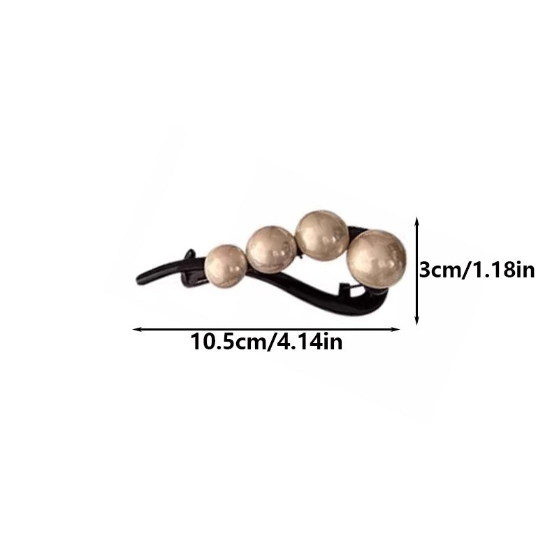 horquilla de pelo de imitación de perlas de acrílico para chicas adolescentes, para uso diario