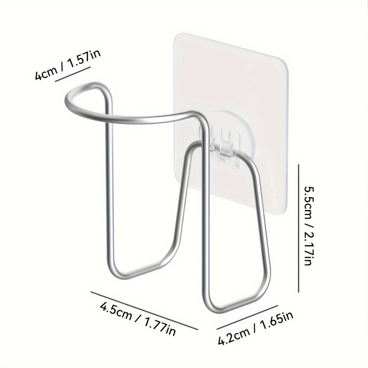 Organizador de tazas de acero inoxidable de montaje en pared para oficina, cocina y hogar