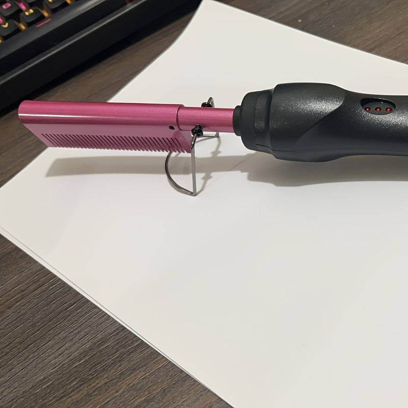 Peine multifuncional de cobre para cabello rizado o liso, peinado con cabello húmedo o seco