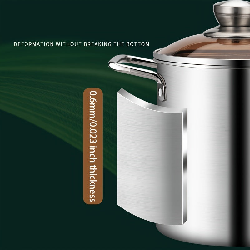 304 Stainless Steel Deep Fryer for Home Use Tempura Pot Oil Saving Electric Stove