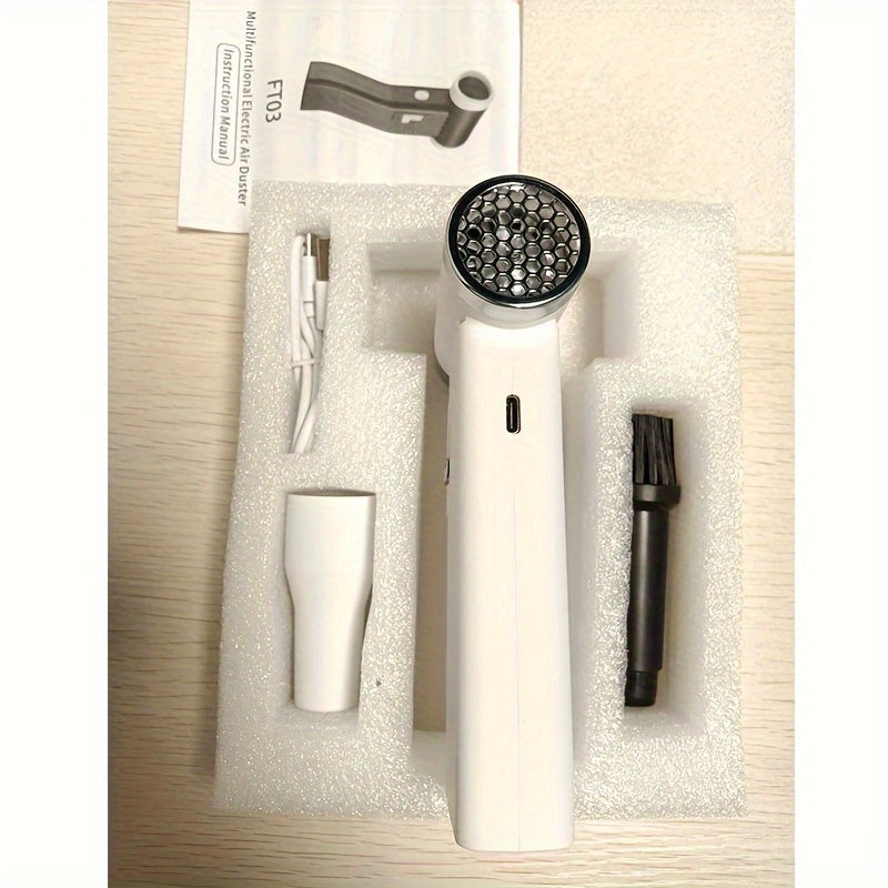 Portable Handheld Turbine Fan with Wireless Operation, High-Speed Dust and Snow Blower