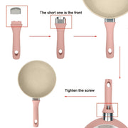 [Bestseller] Сковорода с антипригарным каменным покрытием - 18,54 см алюминиевая сковорода для завтрака для повседневного приготовления, идеально подходит для газовых плит, идеально для яиц-болтунов и других кулинарных нужд