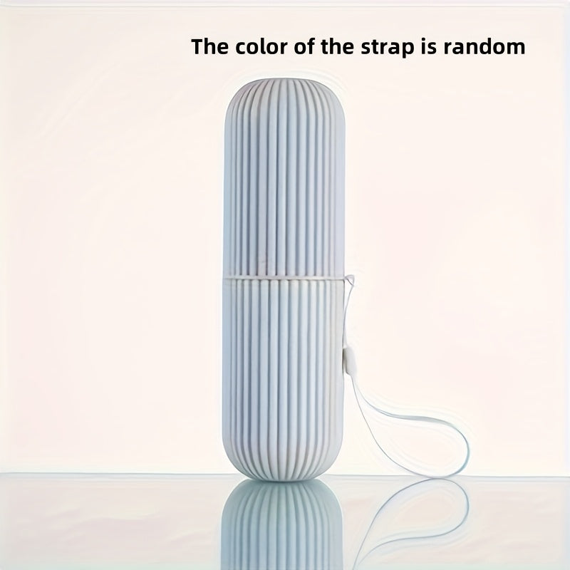 Sayohat uchun tish cho'tkasi qoplami va stakan, gipoallergik, portativ, aromatsiz