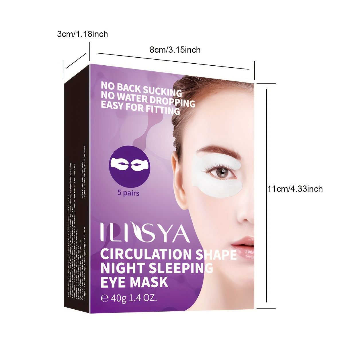 Hydrating Caffeine Eye Mask for All Skin Types Individually Packaged
