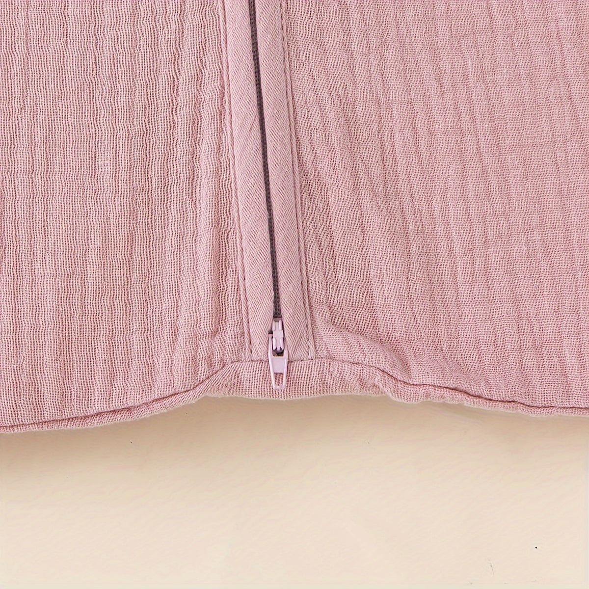 Kids Wearable Blanket with Double Zipper, Wrinkled Cotton, All Seasons