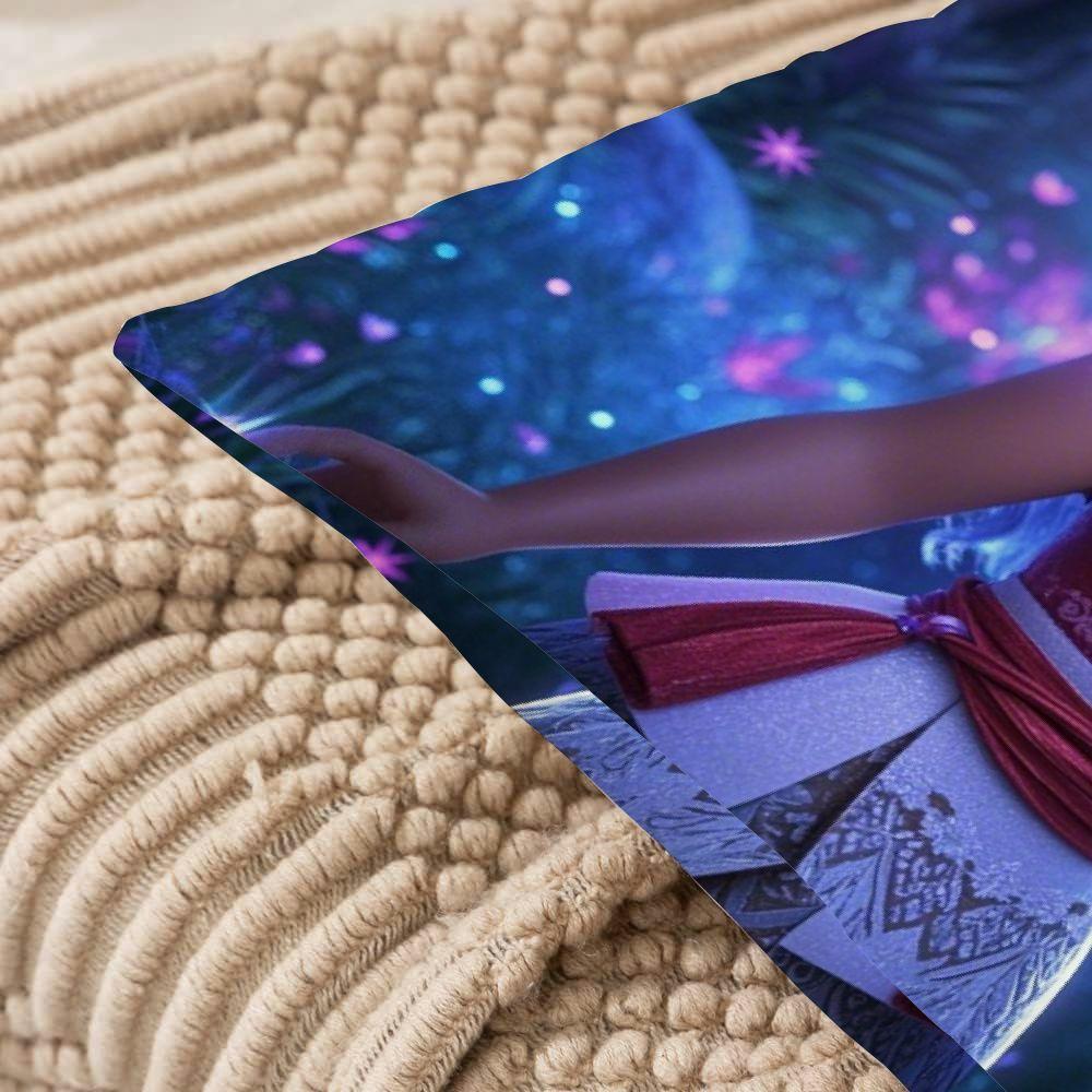 Decorative Pillow Covers Square Set of 2 Moana Inspired Polyester for Sofa Living Room