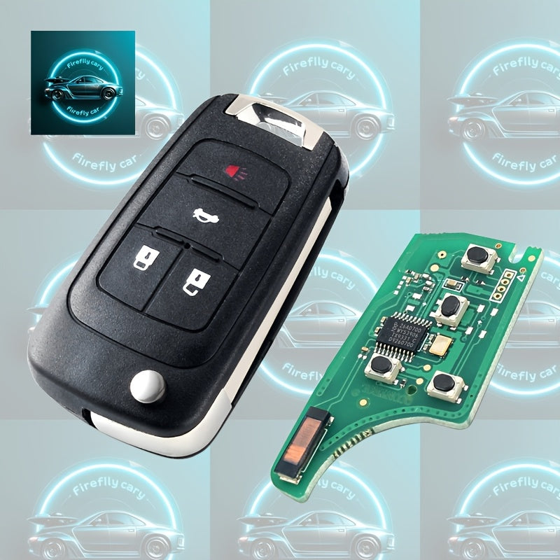 Remote Key Fob Replacement for Cars - Keyless Entry Remote Control Set